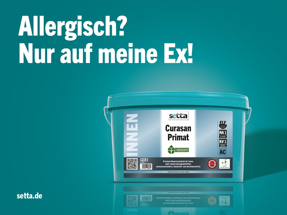 setta Kampagne: Allergisch? Nur auf meine Ex!